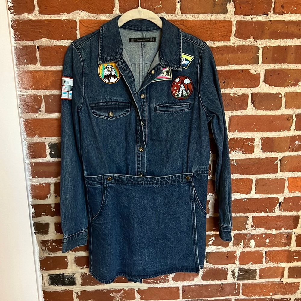 Denim Jumper (Skort)